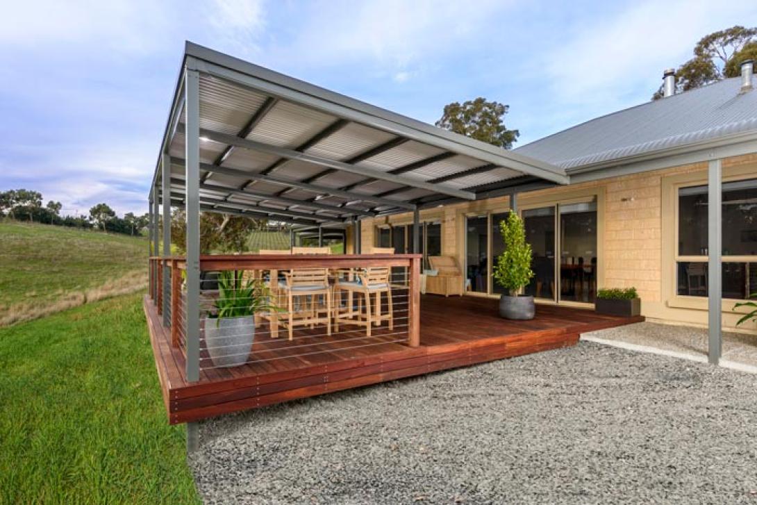 A visual example of our exquisite deck/pergola